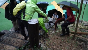 雨中巡護文山森林公園步道